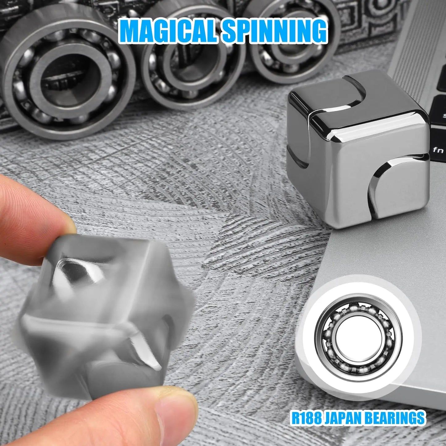 Metal spinner cube Anti stress fidget