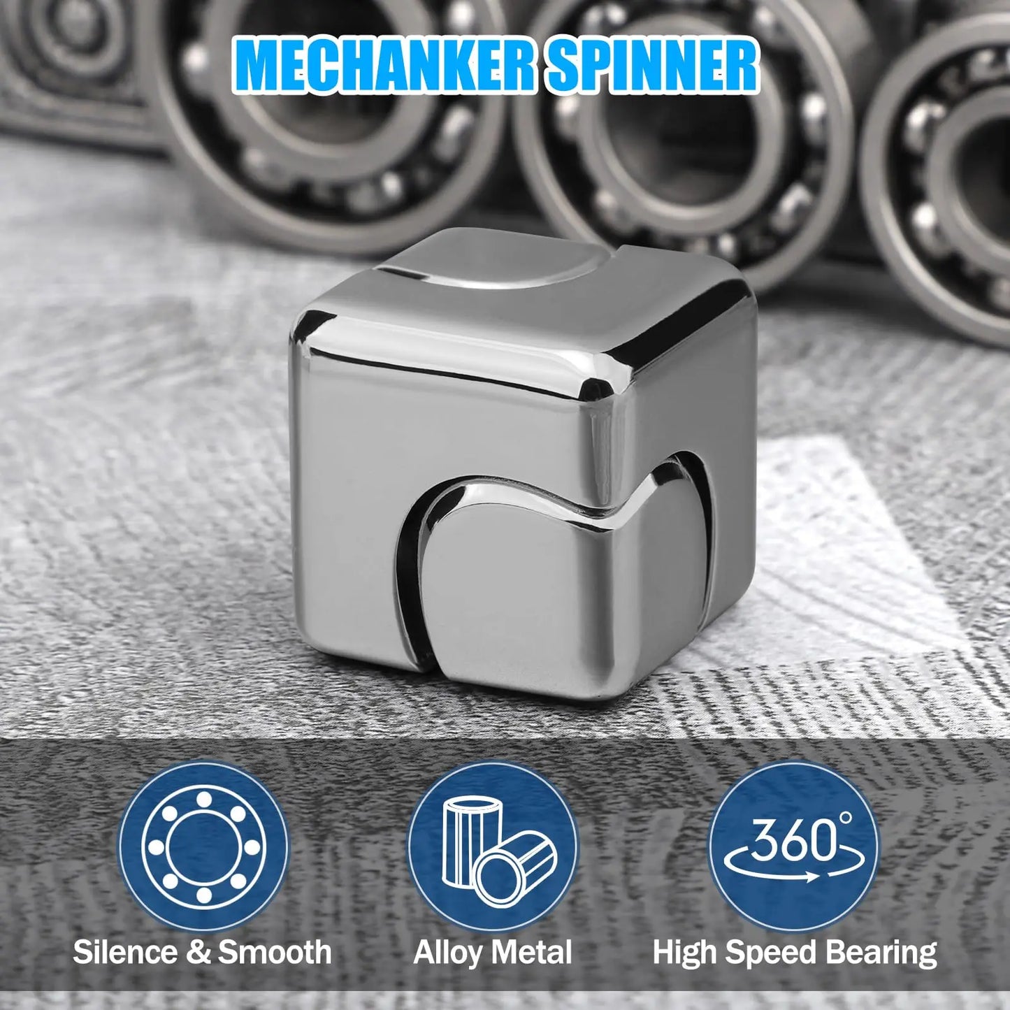 Metal spinner cube Anti stress fidget